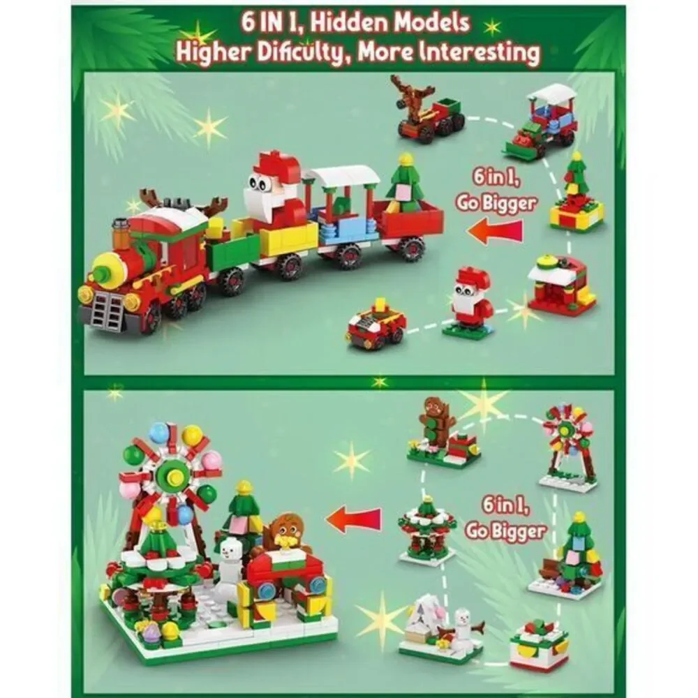 Advent‎ Calendar 2023 Kids 24 Days Building Blocks Toys Christmas Countdown New